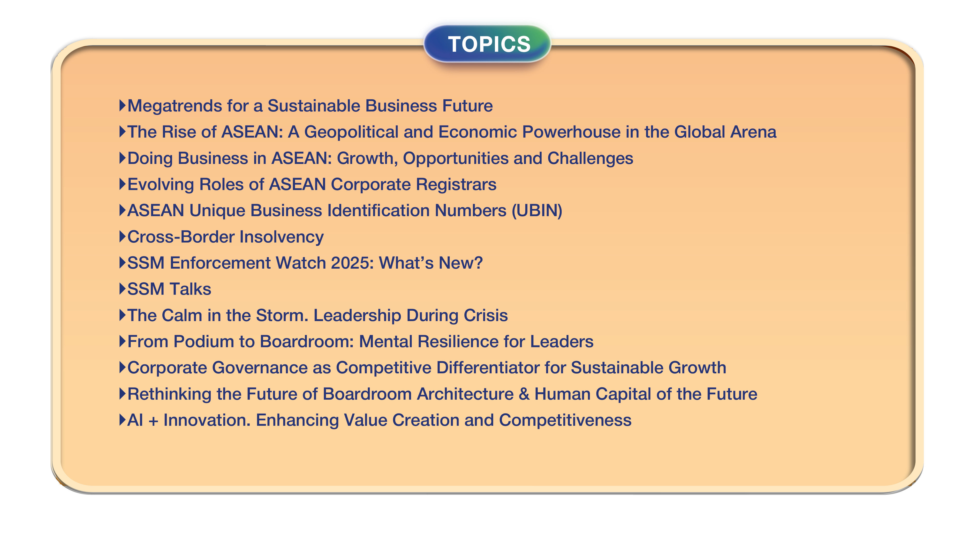 Conference Programs